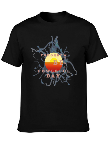 Powerful Day T-Shirt - Retro Graphic Tee