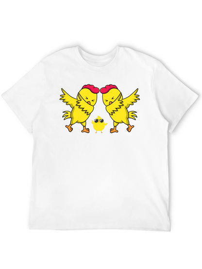 Cool Chicken Family T-Shirt - Dad Mom Chick