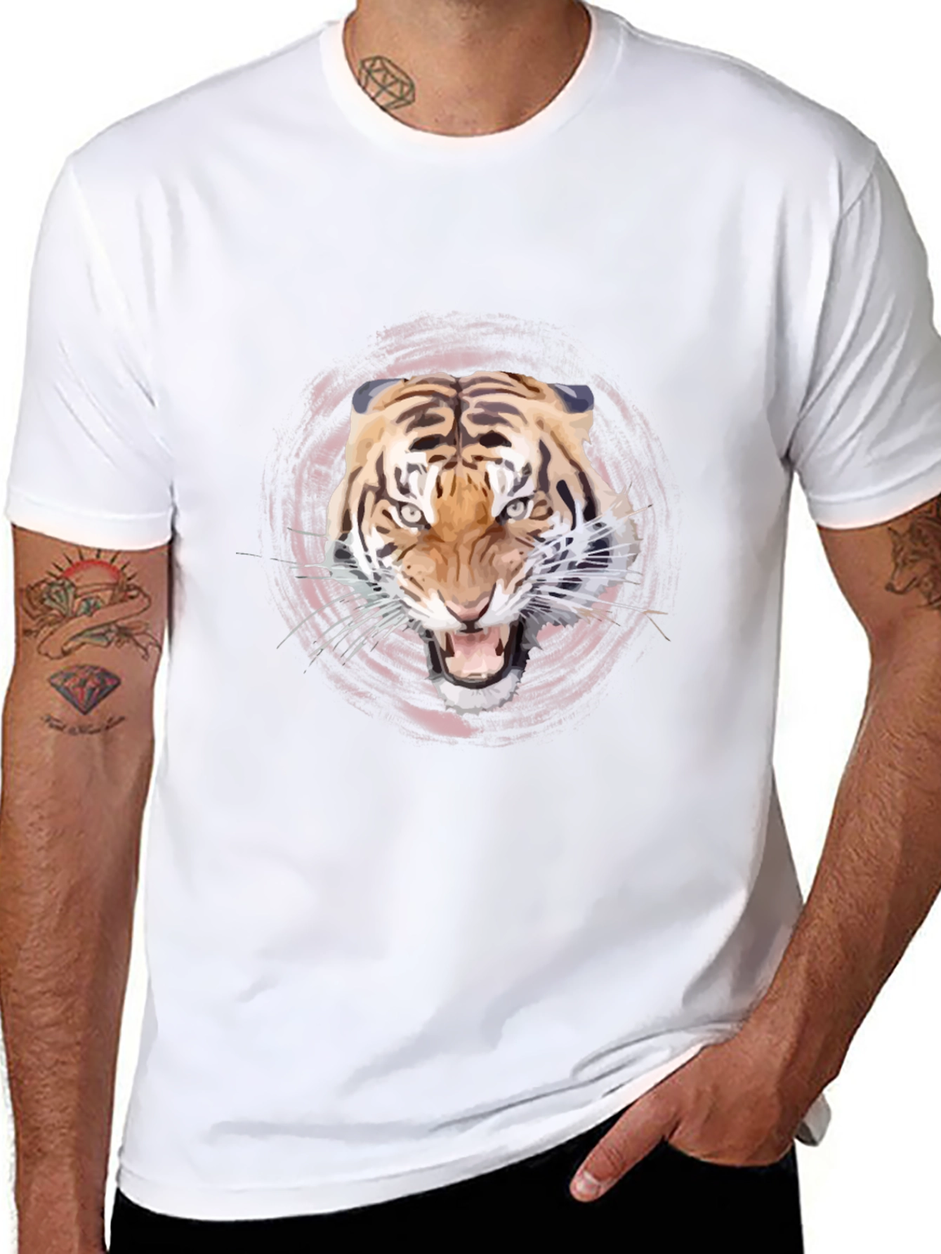 Black Tiger Graphic Tee