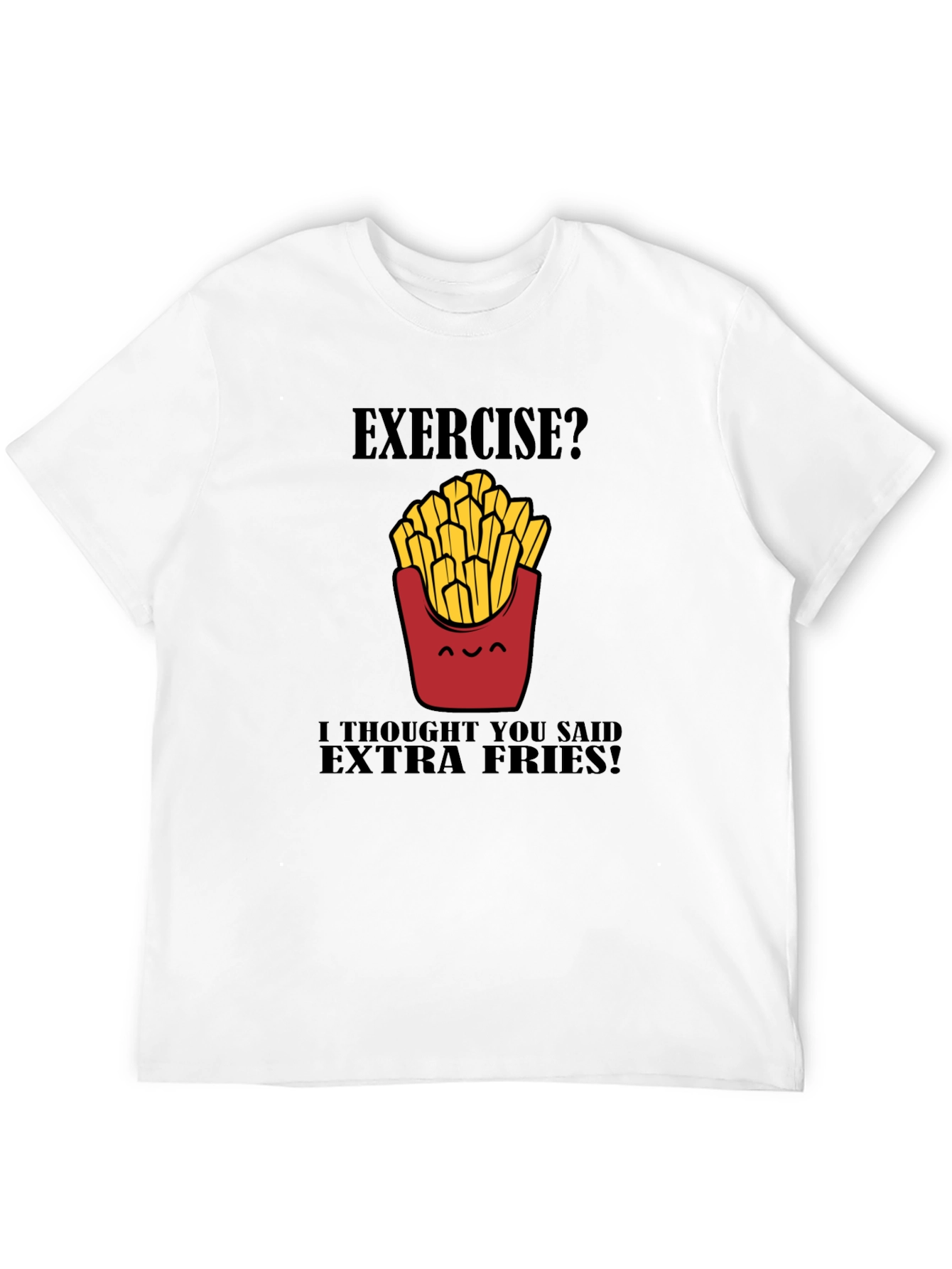 Extra Fries Black T-Shirt