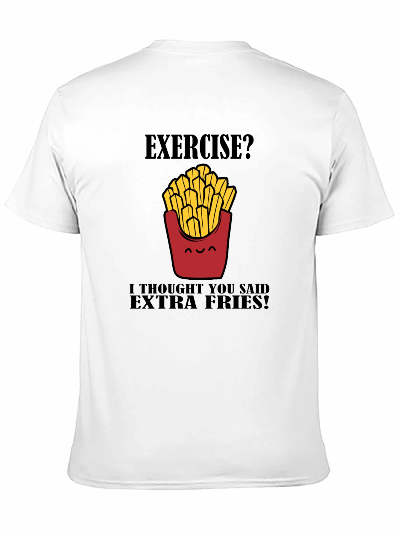 Extra Fries Black T-Shirt