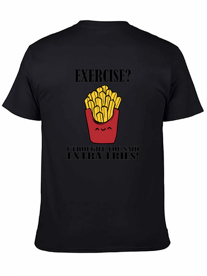 Extra Fries Black T-Shirt