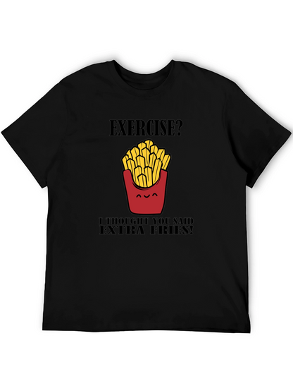 Extra Fries Black T-Shirt