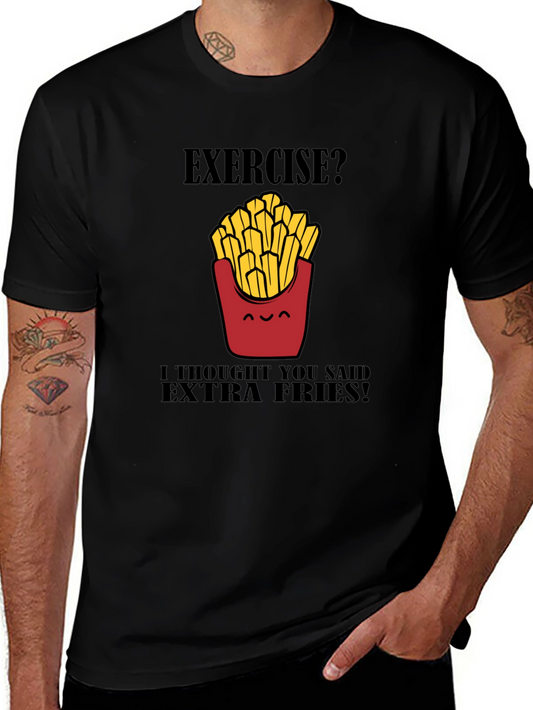 Extra Fries Black T-Shirt