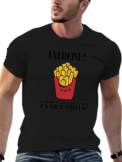 Extra Fries Black T-Shirt