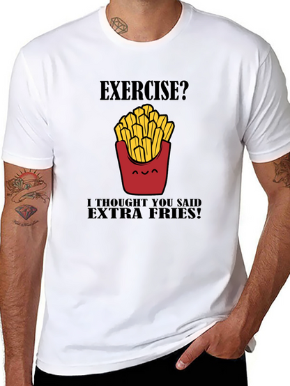 Extra Fries Black T-Shirt