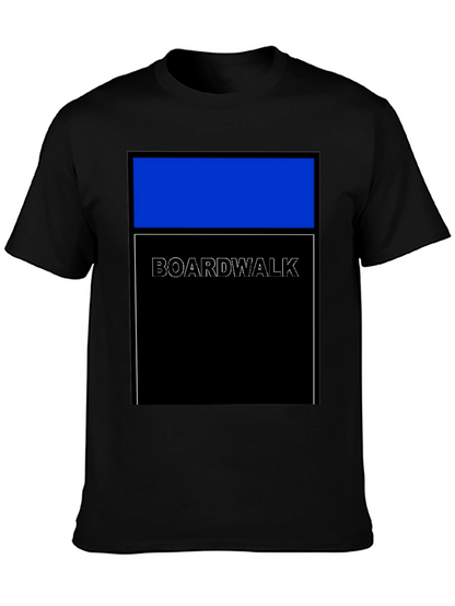 Boardwalk Graphic Tee - Modern Geometric Design