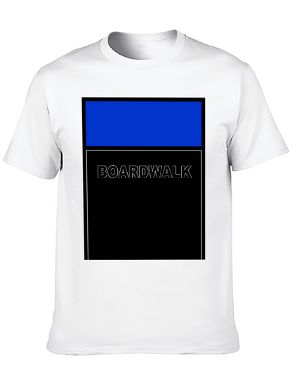 Boardwalk Graphic Tee - Modern Geometric Design