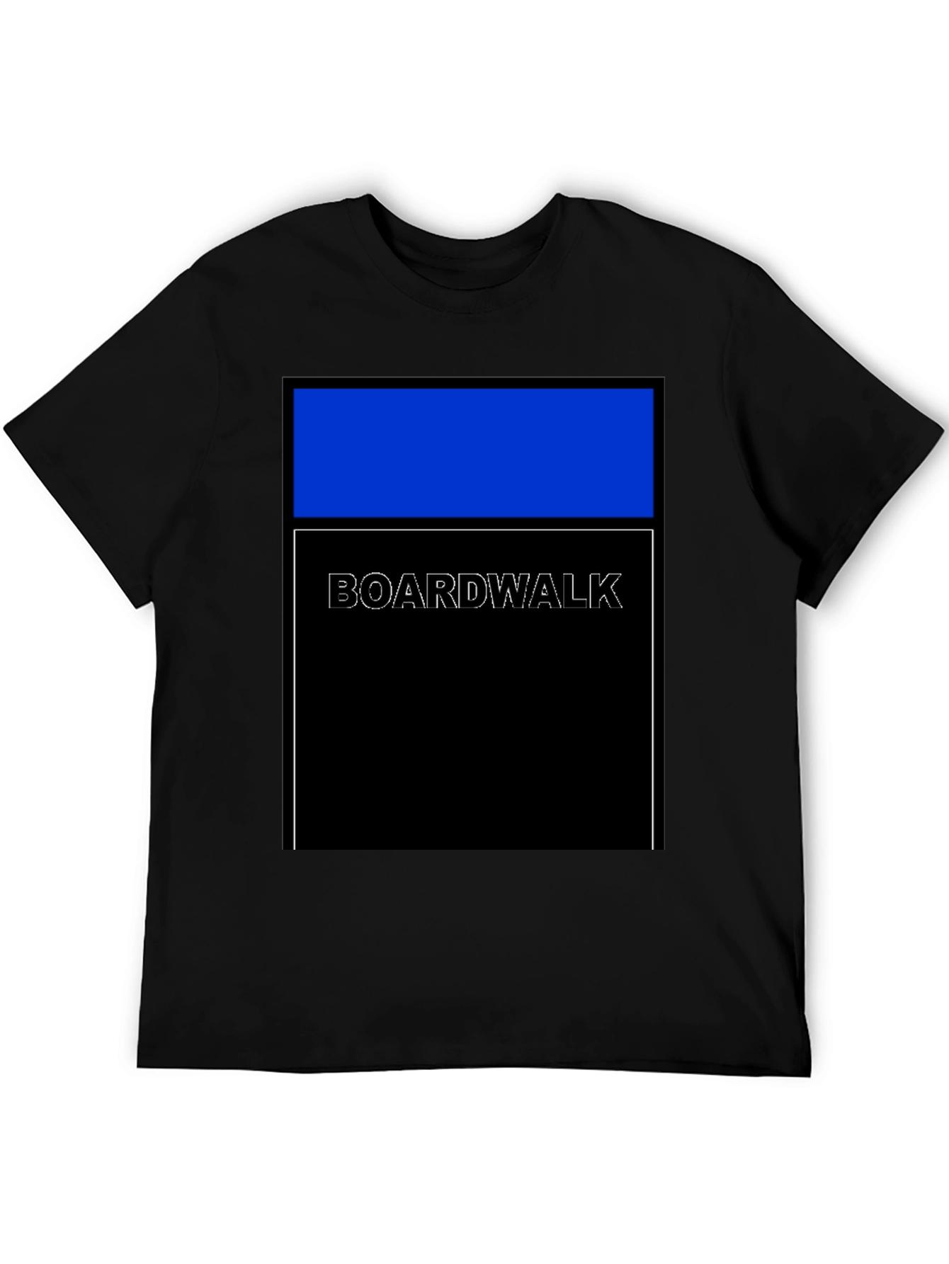 Boardwalk Graphic Tee - Modern Geometric Design