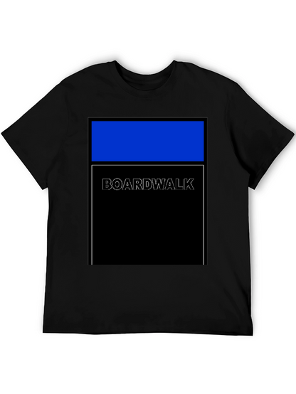 Boardwalk Graphic Tee - Modern Geometric Design