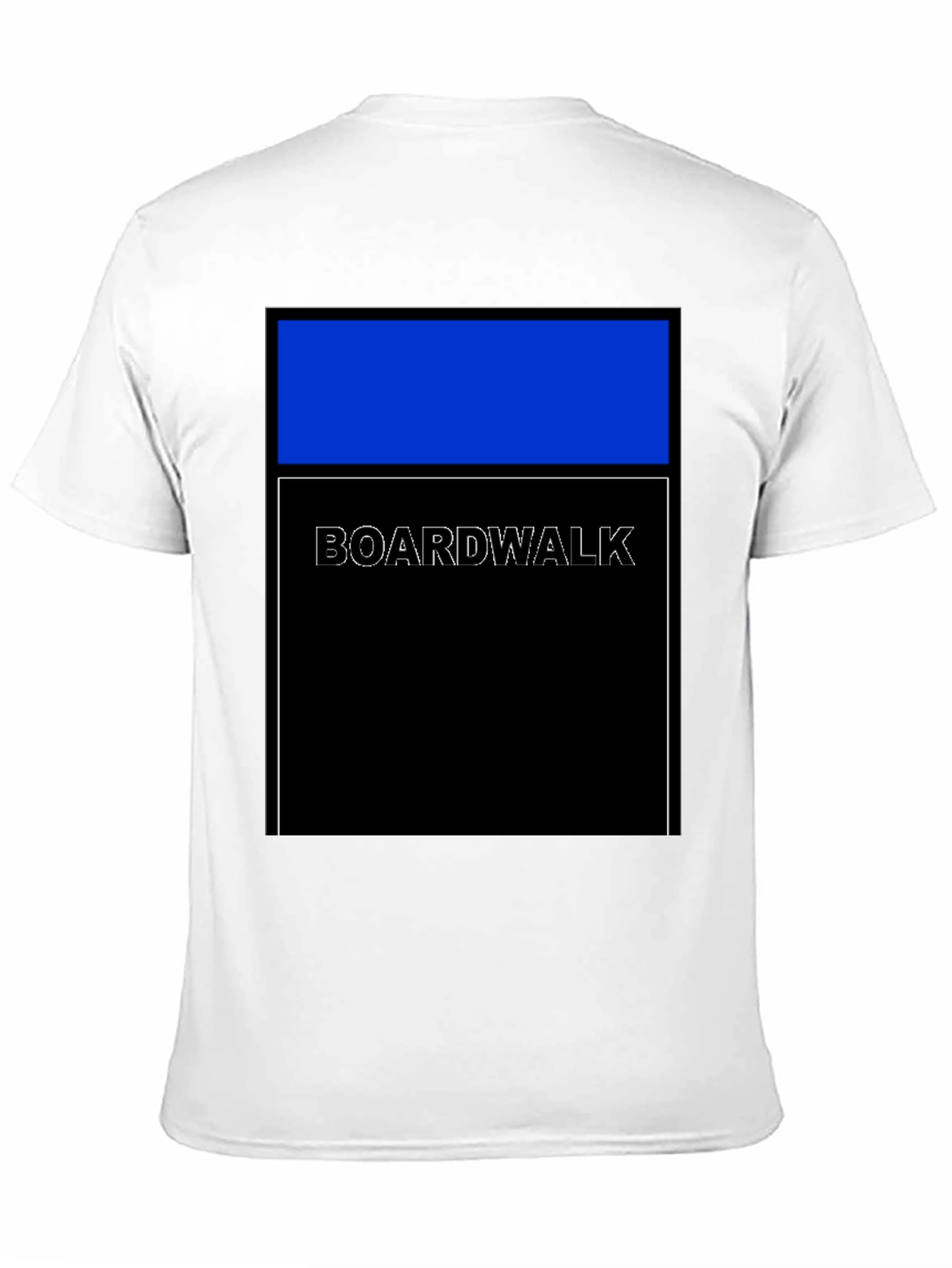 Boardwalk Graphic Tee - Modern Geometric Design
