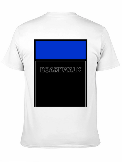 Boardwalk Graphic Tee - Modern Geometric Design