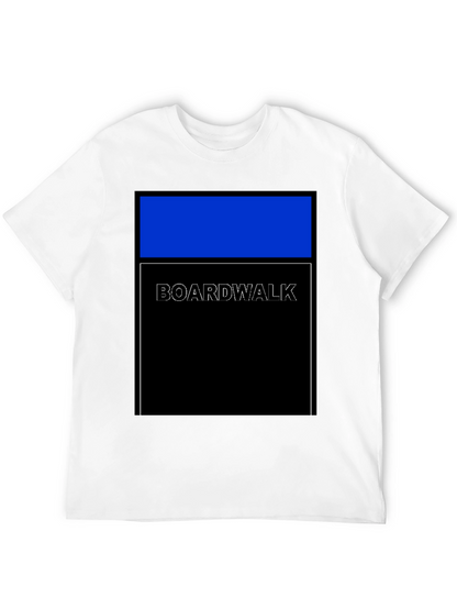 Boardwalk Graphic Tee - Modern Geometric Design