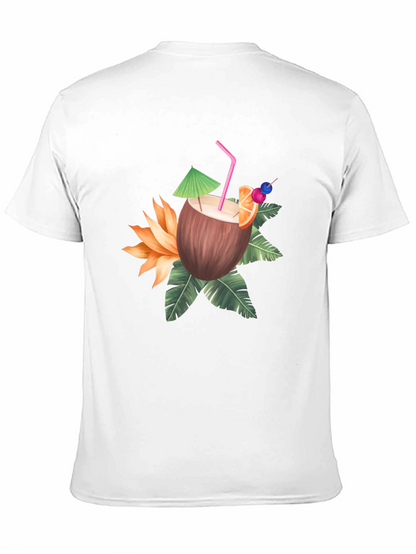 Tropical Coconut Drink Graphic Tee