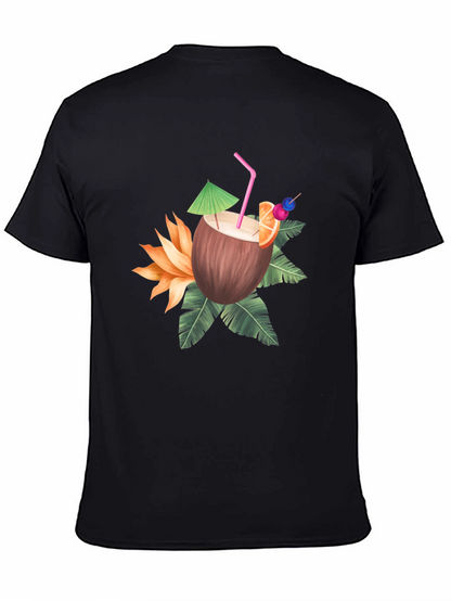 Tropical Coconut Drink Graphic Tee
