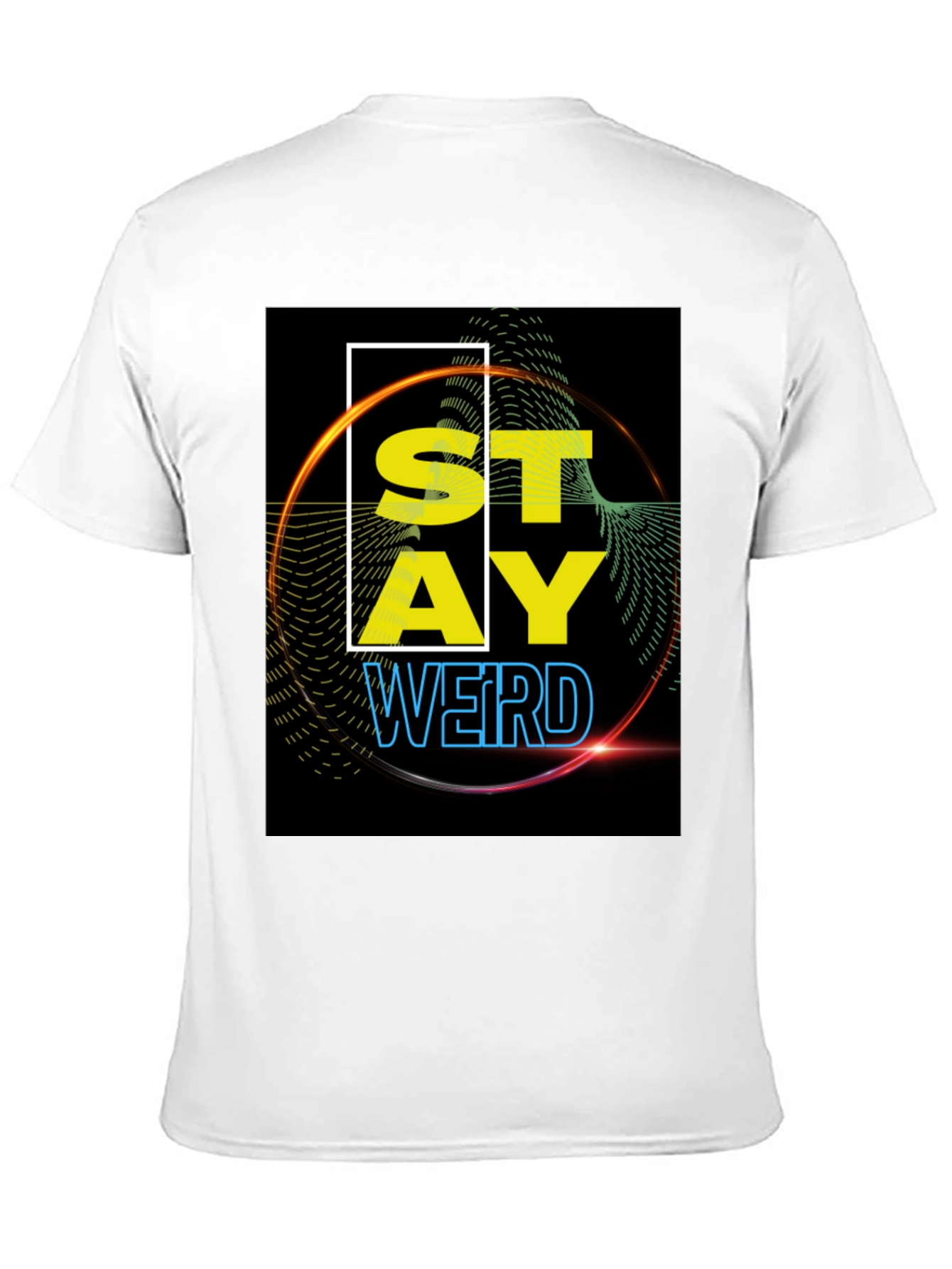 Stay Weird Graphic Tee - Black