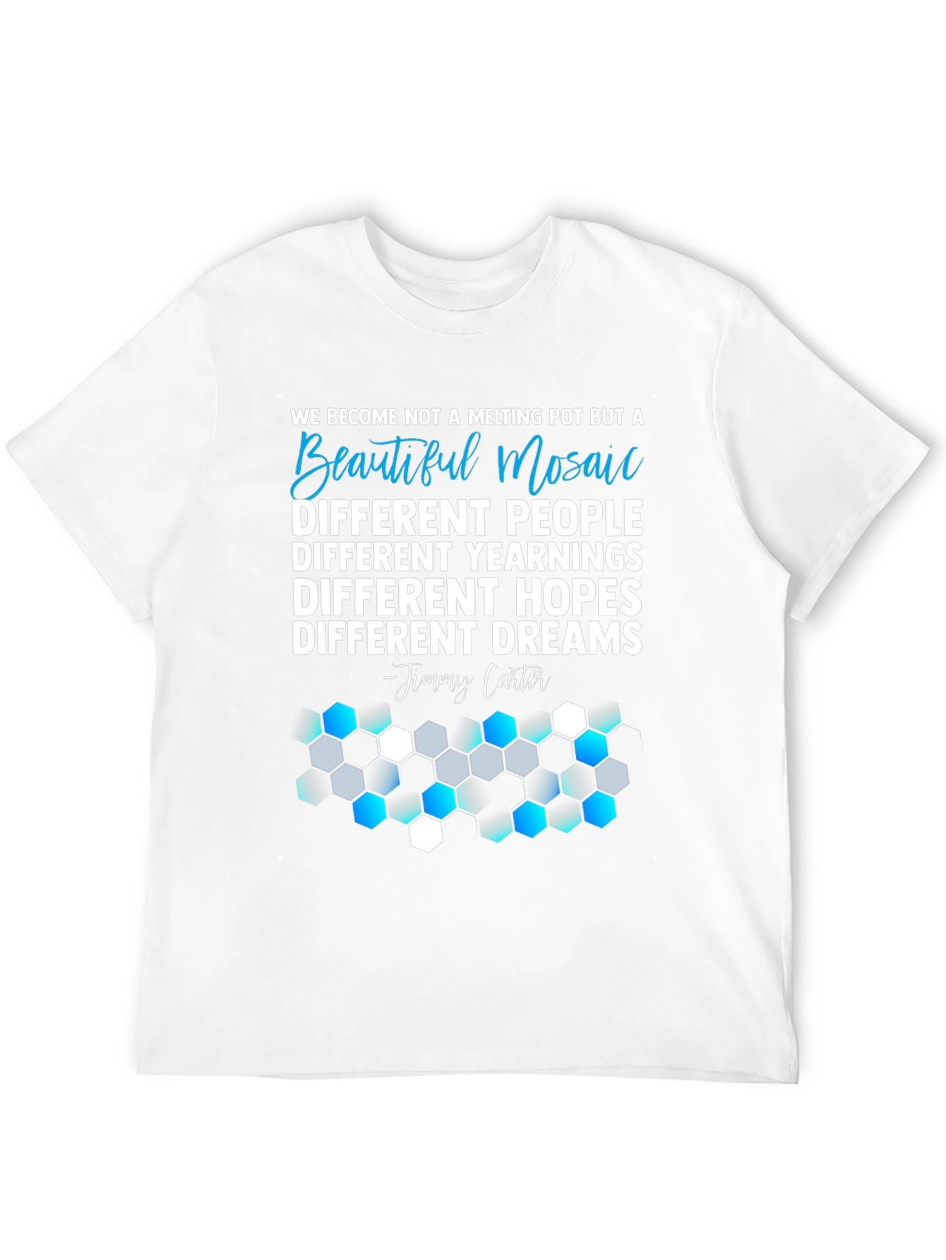 Beautiful Mosaic Graphic T-Shirt - Unity Design