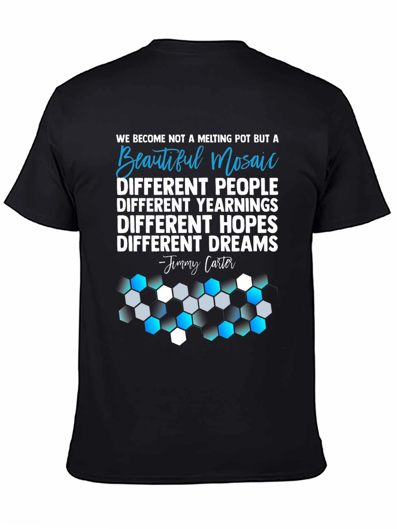Beautiful Mosaic Graphic T-Shirt - Unity Design