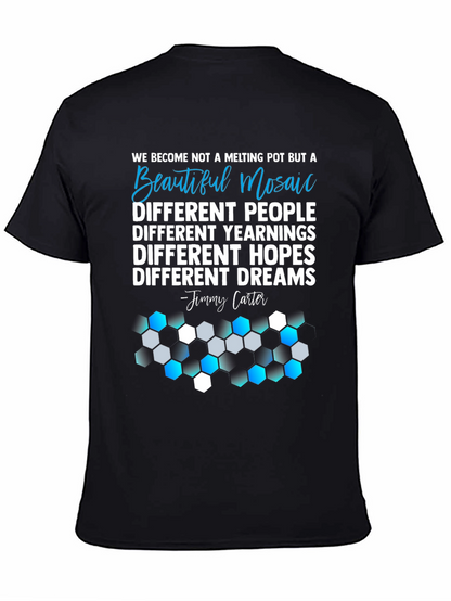 Beautiful Mosaic Graphic T-Shirt - Unity Design