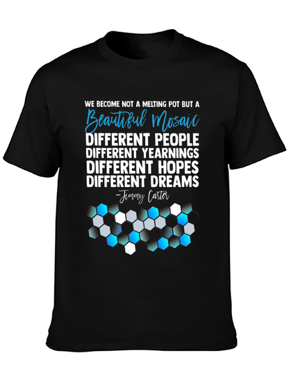 Beautiful Mosaic Graphic T-Shirt - Unity Design
