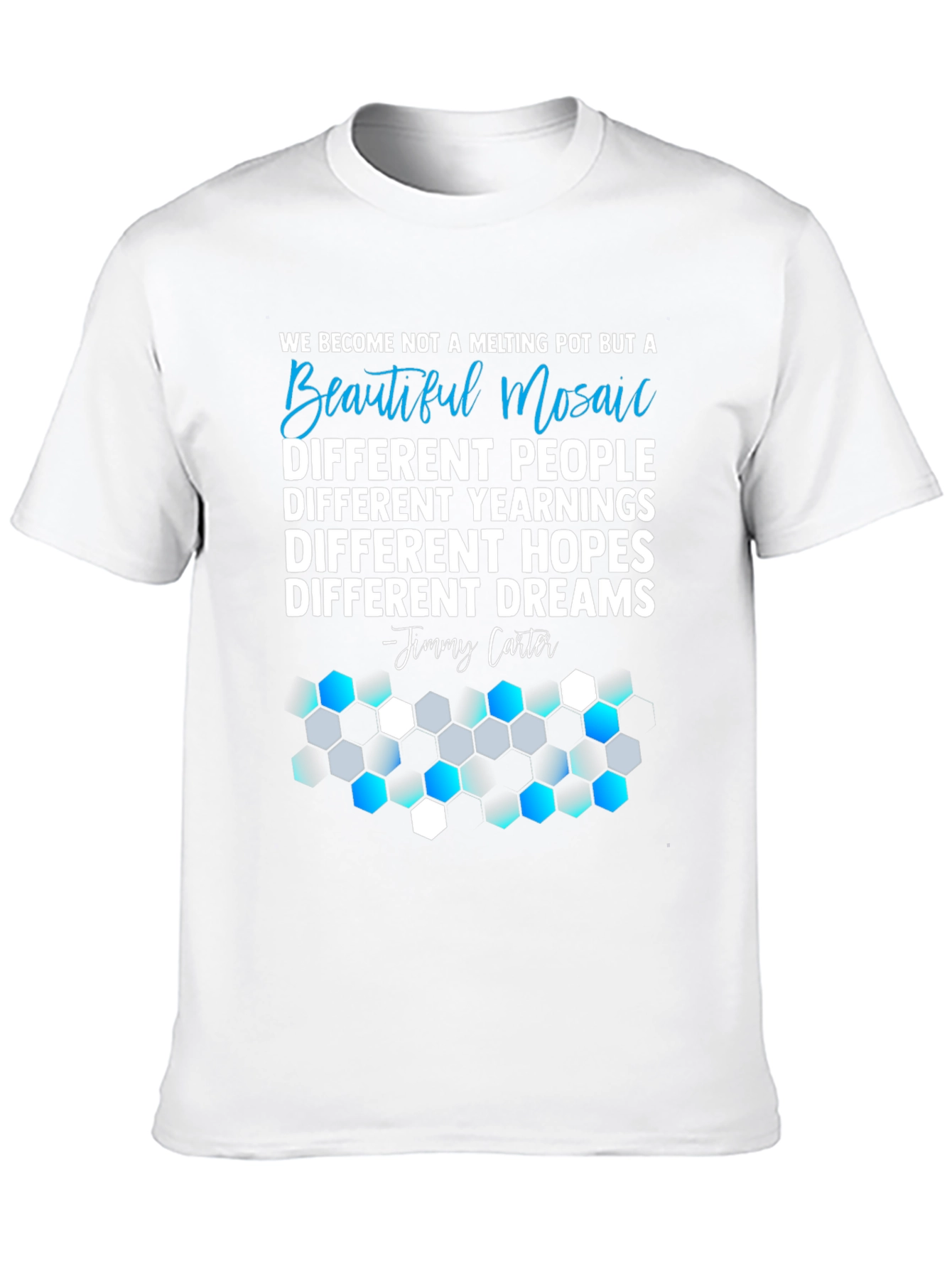 Beautiful Mosaic Graphic T-Shirt - Unity Design