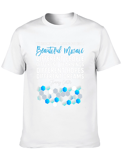 Beautiful Mosaic Graphic T-Shirt - Unity Design