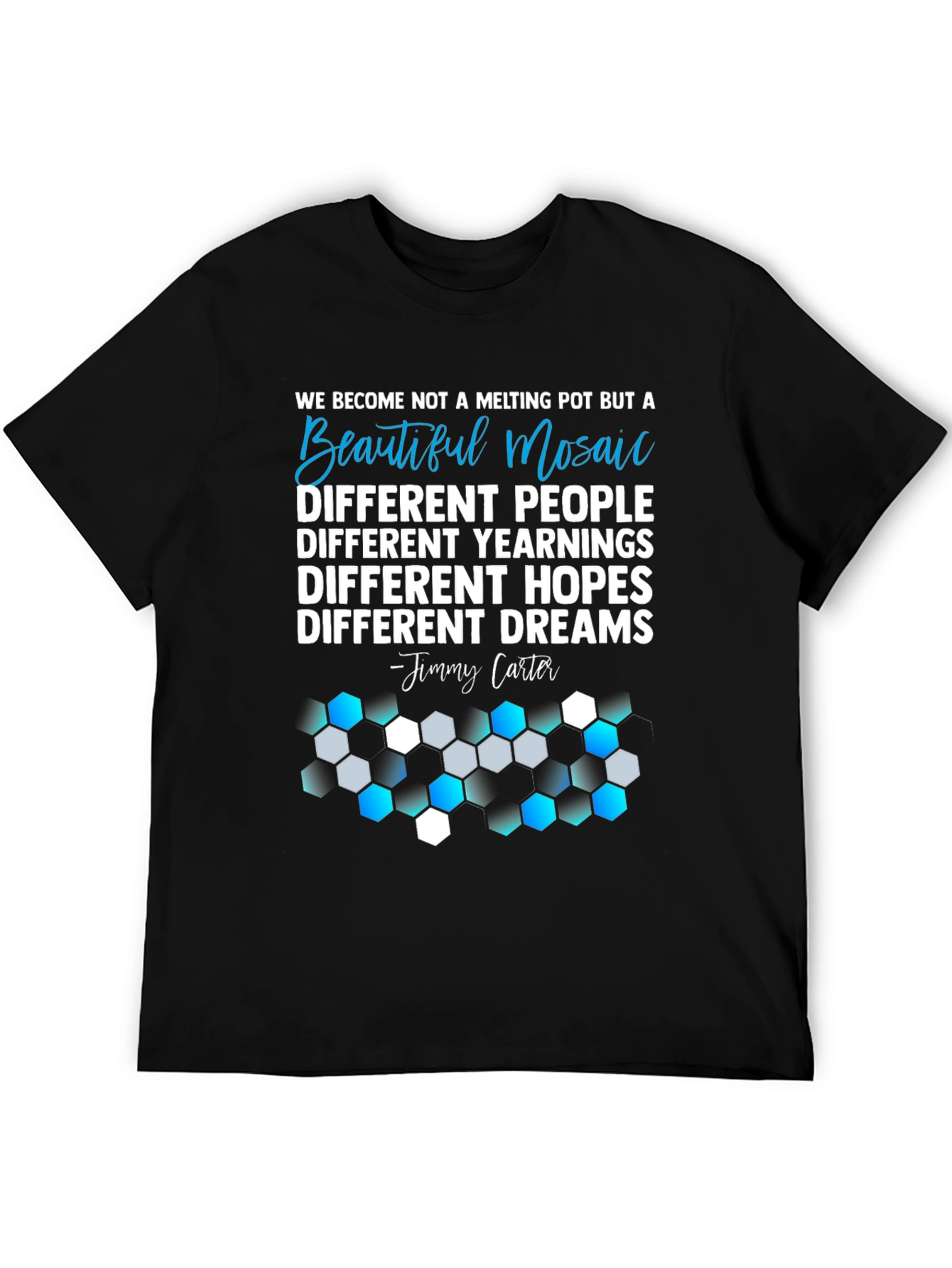 Beautiful Mosaic Graphic T-Shirt - Unity Design