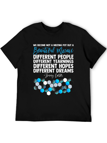 Beautiful Mosaic Graphic T-Shirt - Unity Design