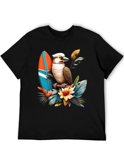 Kookaburra Surfboard Graphic T-Shirt