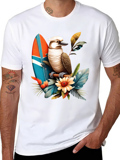 Kookaburra Surfboard Graphic T-Shirt