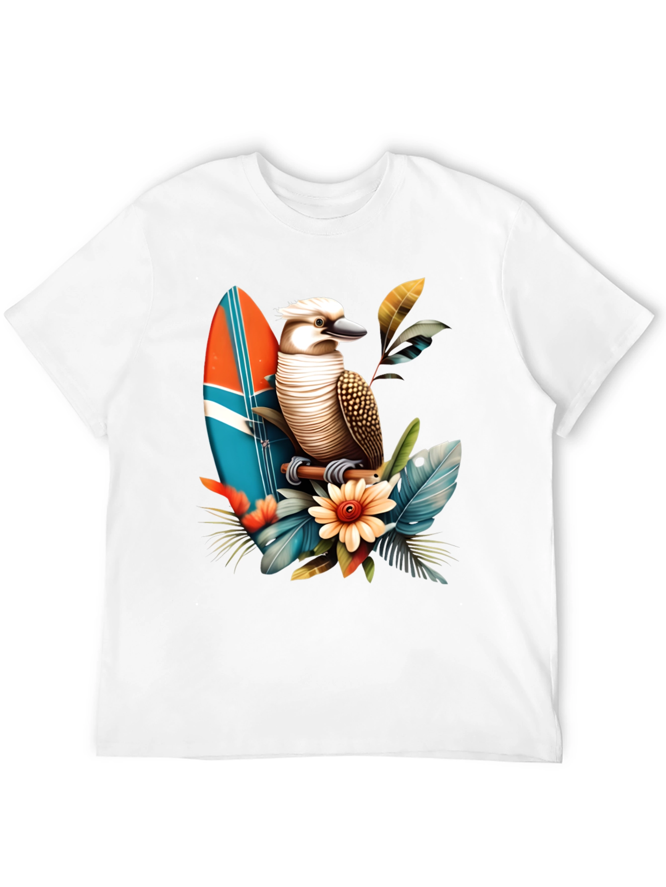 Kookaburra Surfboard Graphic T-Shirt