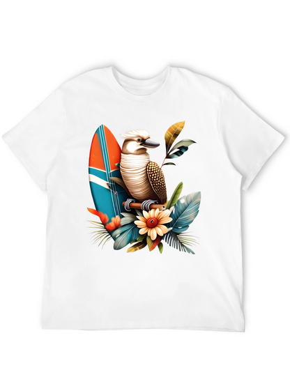 Kookaburra Surfboard Graphic T-Shirt
