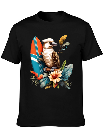 Kookaburra Surfboard Graphic T-Shirt