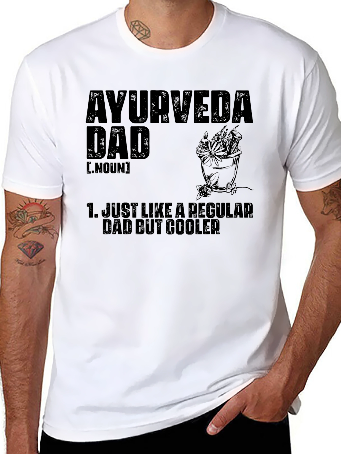 Ayurveda Dad T-Shirt - Cool Dad Definition Tee
