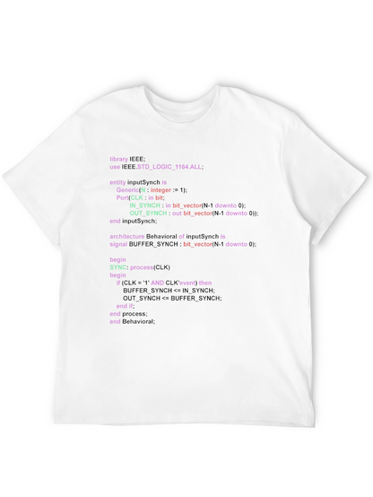 Coder T-Shirt - VHDL Program Code