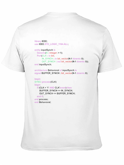 Coder T-Shirt - VHDL Program Code