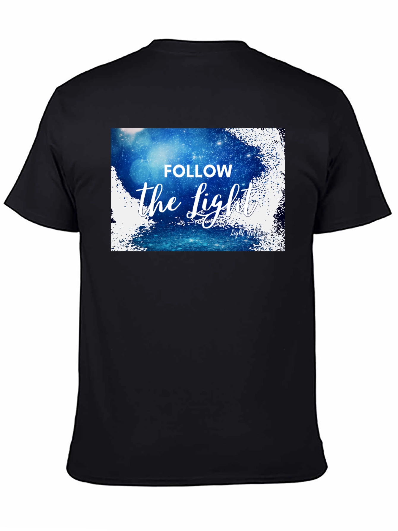 Follow the Light Graphic Tee - Black