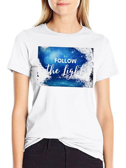 Follow the Light Graphic Tee - Black