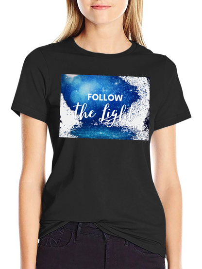 Follow the Light Graphic Tee - Black
