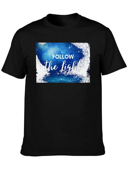 Follow the Light Graphic Tee - Black