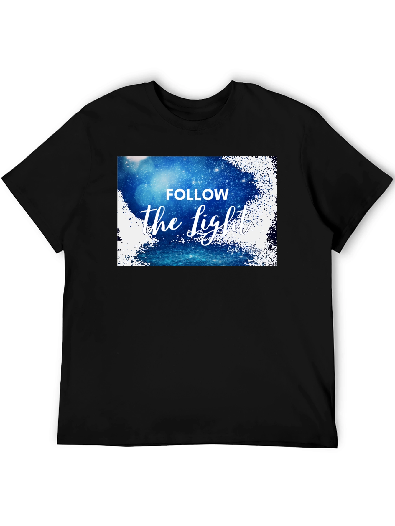 Follow the Light Graphic Tee - Black