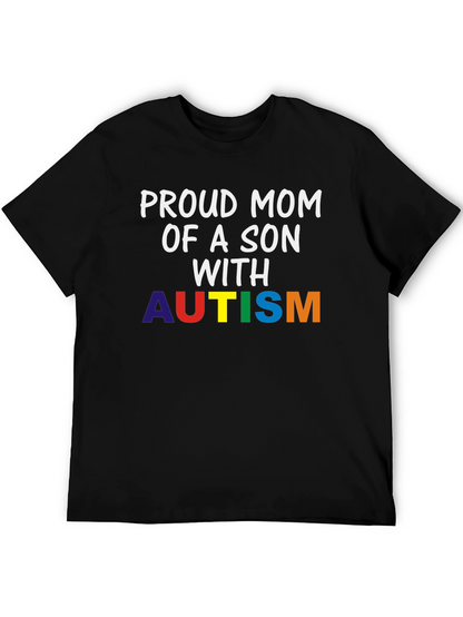 Proud Mom Autism Awareness T-Shirt