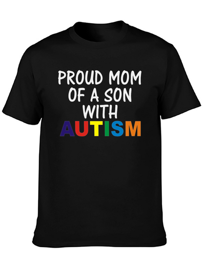Proud Mom Autism Awareness T-Shirt