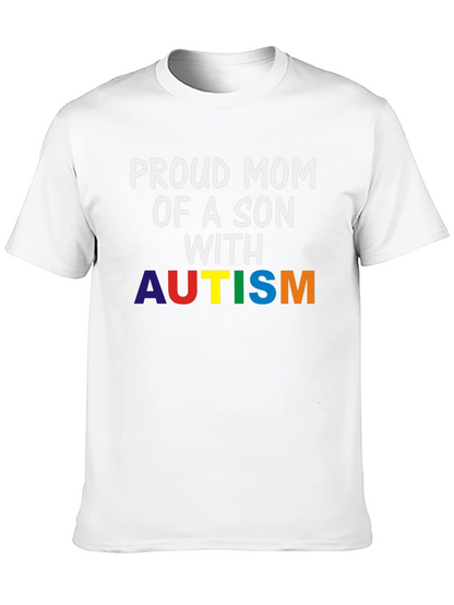 Proud Mom Autism Awareness T-Shirt