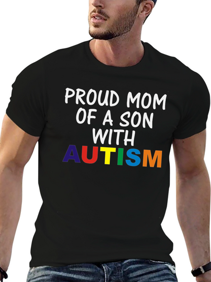 Proud Mom Autism Awareness T-Shirt