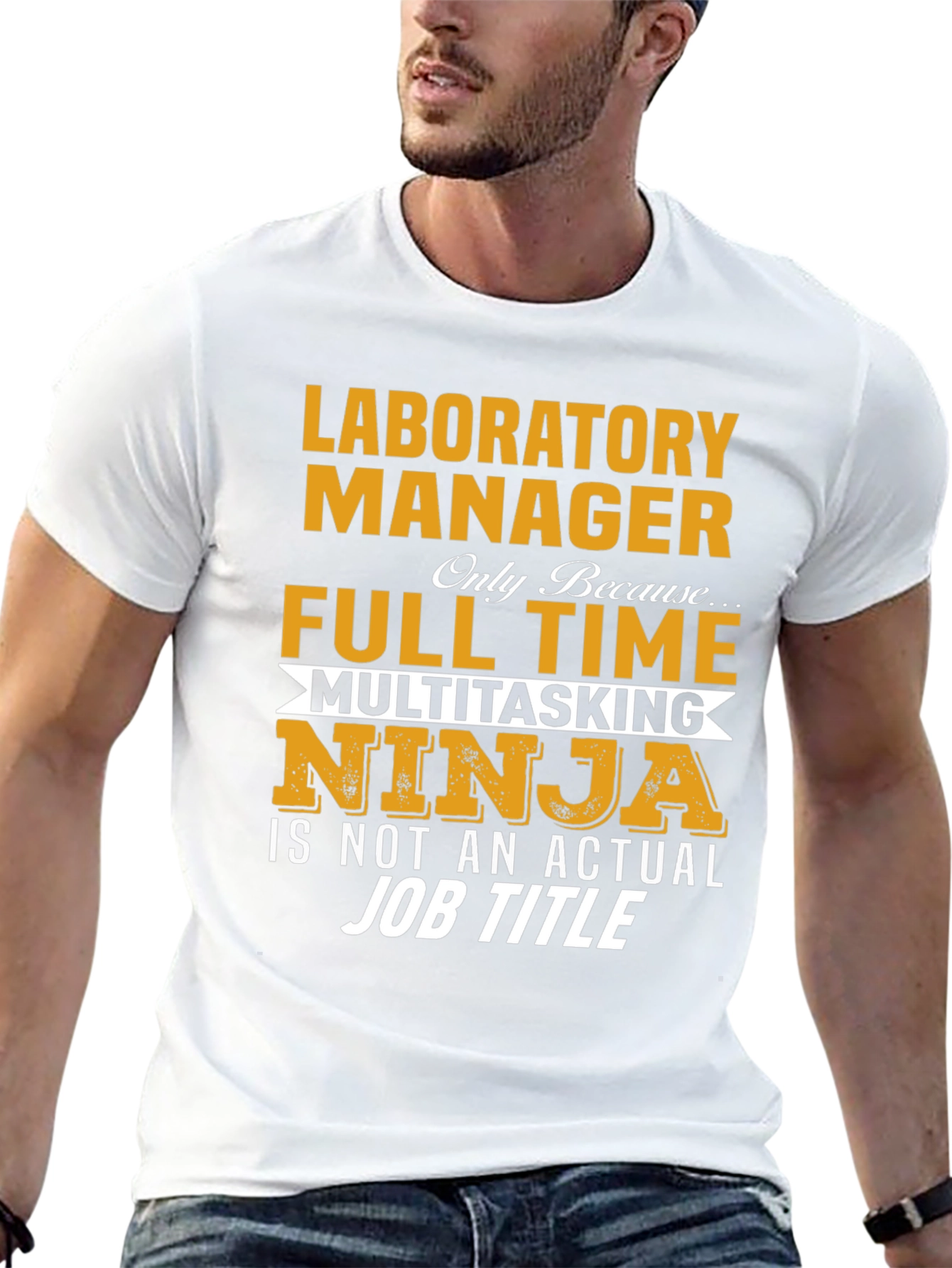 Laboratory Manager Full Time Ninja T-Shirt