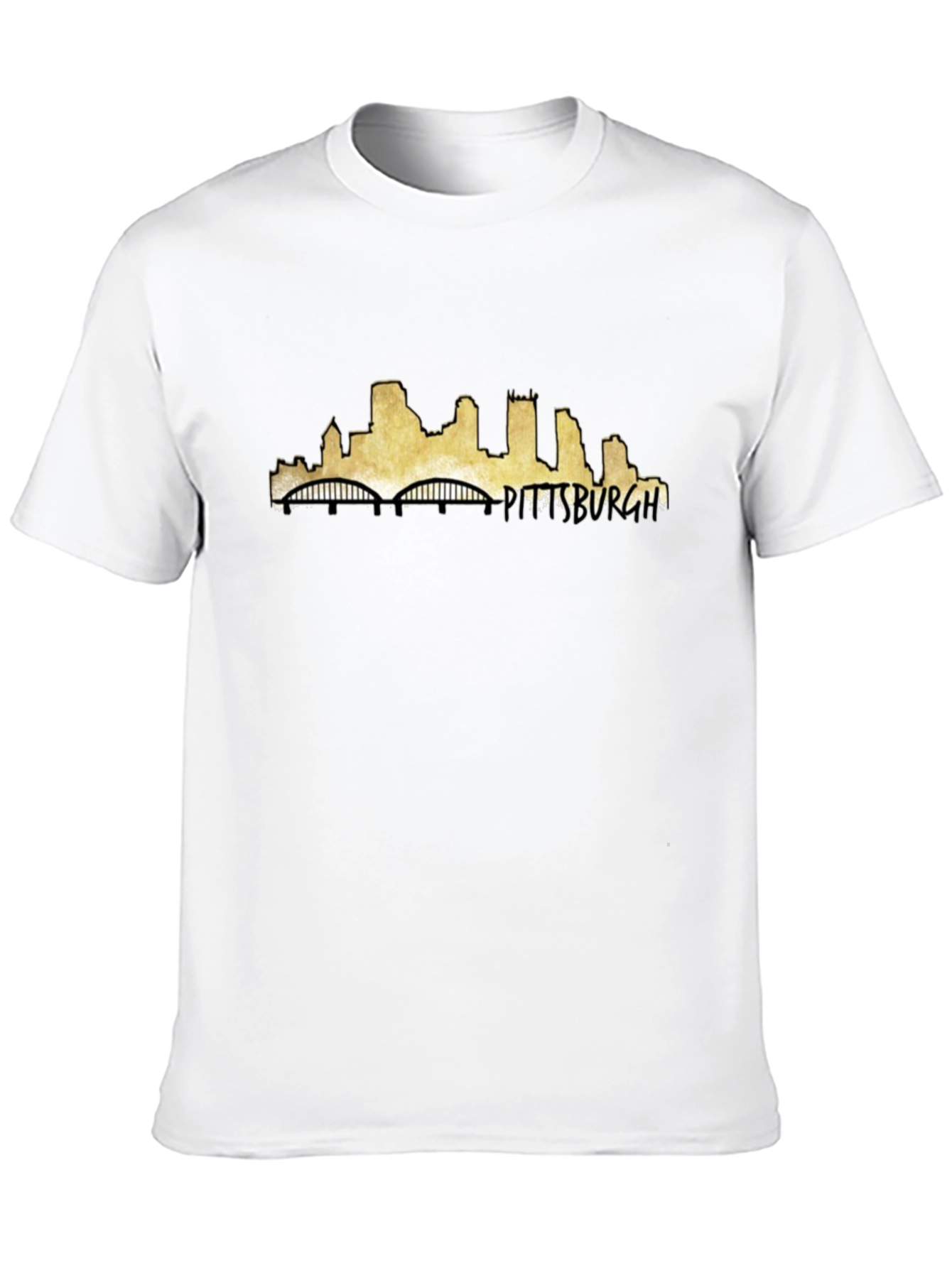 Pittsburgh Skyline Black T-Shirt