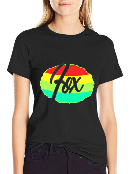 Fox Colorful Rainbow T-Shirt