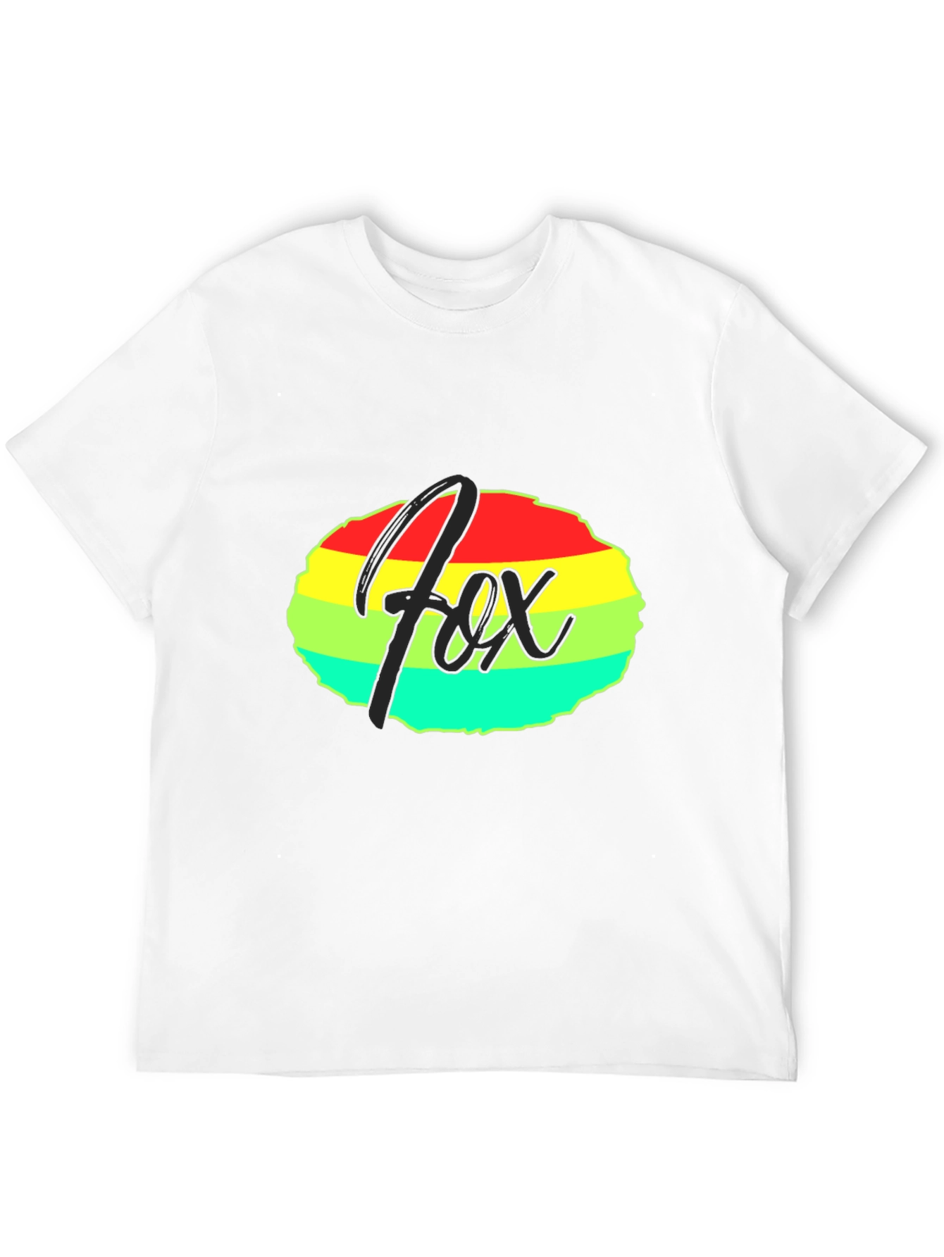 Fox Colorful Rainbow T-Shirt
