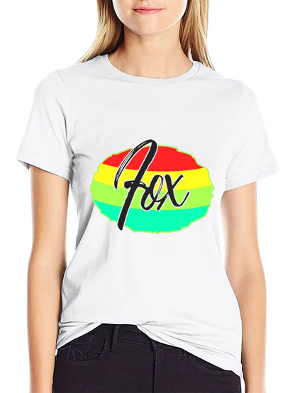 Fox Colorful Rainbow T-Shirt